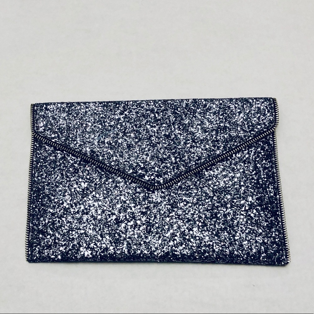 Rebecca Minkoff Glitter Leo Clutch
